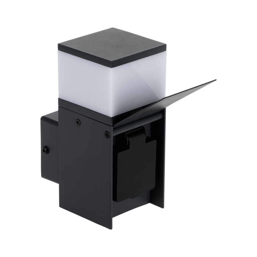 Outdoor wall light with a socket DASTEN 1xG9/11W/230V IP44 black
