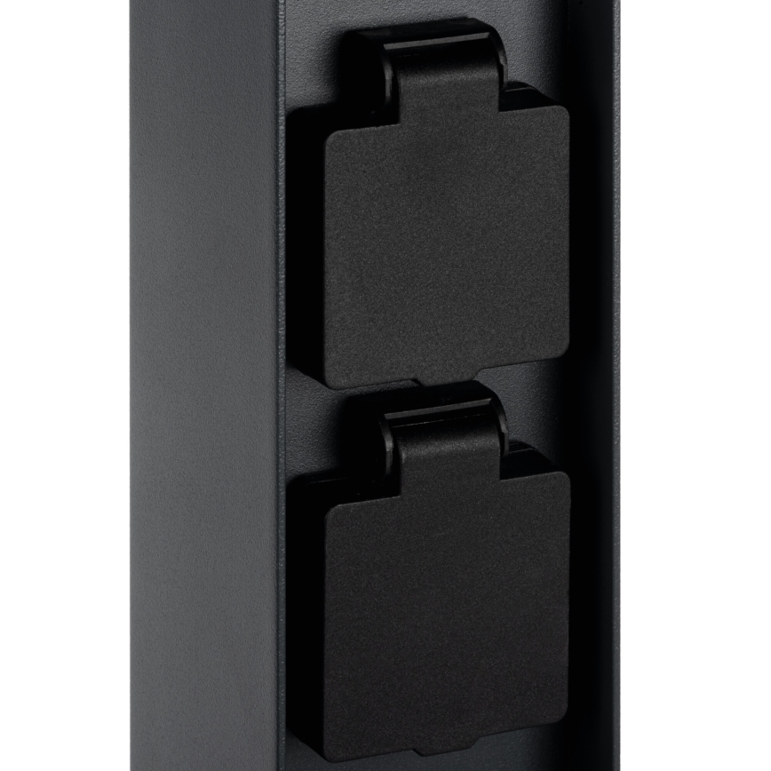 Outdoor lamp with 2 sockets DASTEN 1xG9/11W/230V 80 cm IP44 black