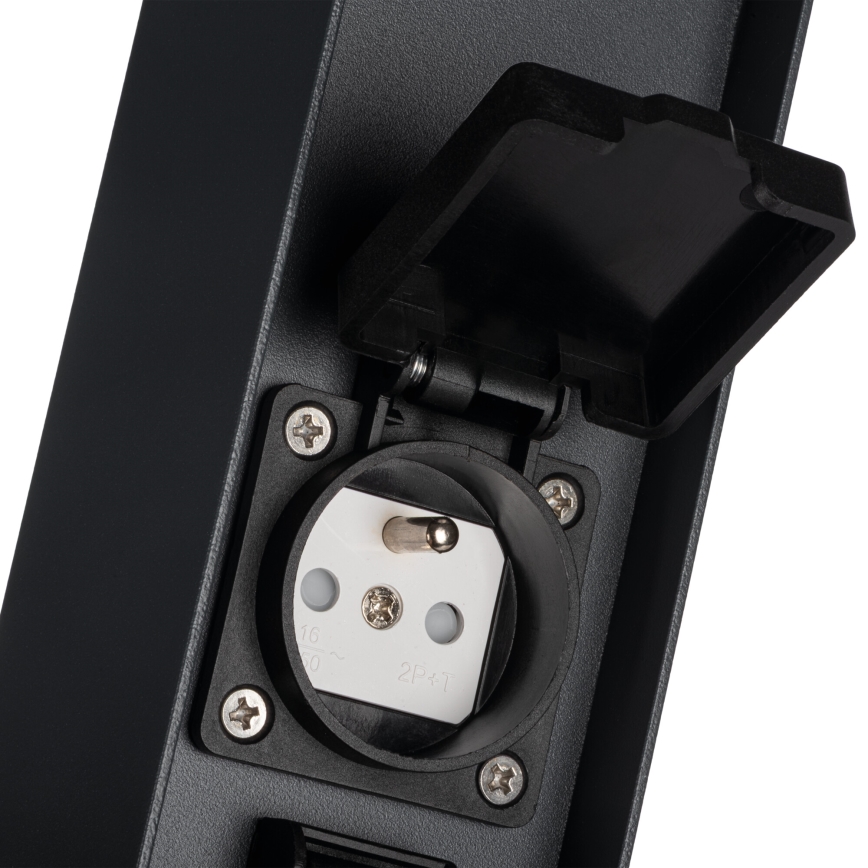 Outdoor lamp with 2 sockets DASTEN 1xG9/11W/230V 80 cm IP44 black
