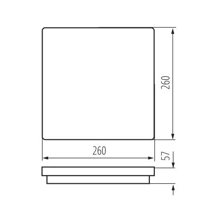 LED Outdoor ceiling light with motion sensor BENO LED/24/30W/230V 3000/3500/4000K IP65 anthracite angular