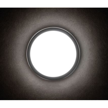 LED Outdoor ceiling light with motion sensor BENO LED/12/18W/230V 3000/3500/4000K IP65 anthracite round