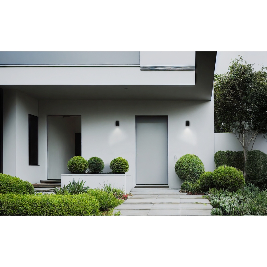 Outdoor wall light ZEVI 1xGU10/10W/230V IP54 anthracite