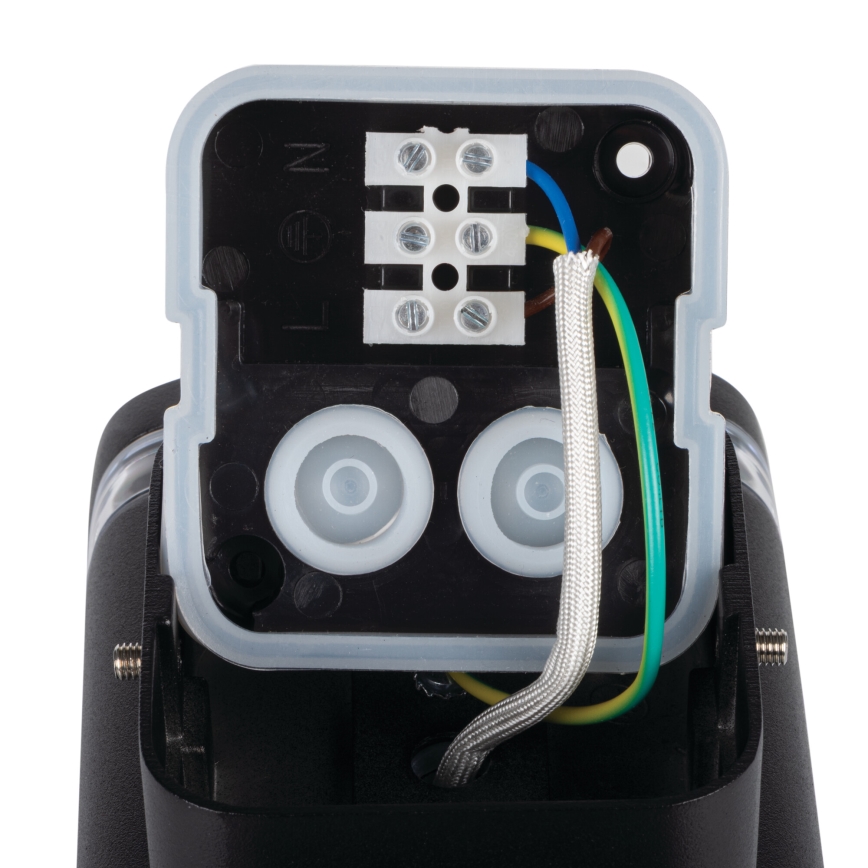Outdoor wall light ZEVI 2xGU10/10W/230V IP54 black