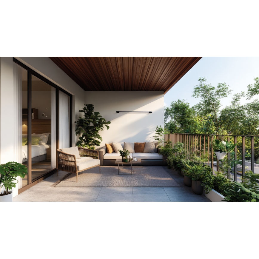 LED Outdoor wall light YALTE LED/11W/230V 3000K IP54 black