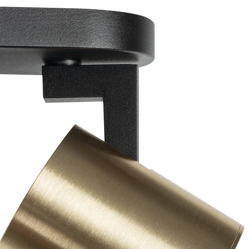 Wall spotlight LAURIN 1xGU10/10W/230V brass/black