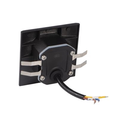 LED staircase light with motion and dusk sensor EXIN LED/2.5W/230V 3000K IP65 black square