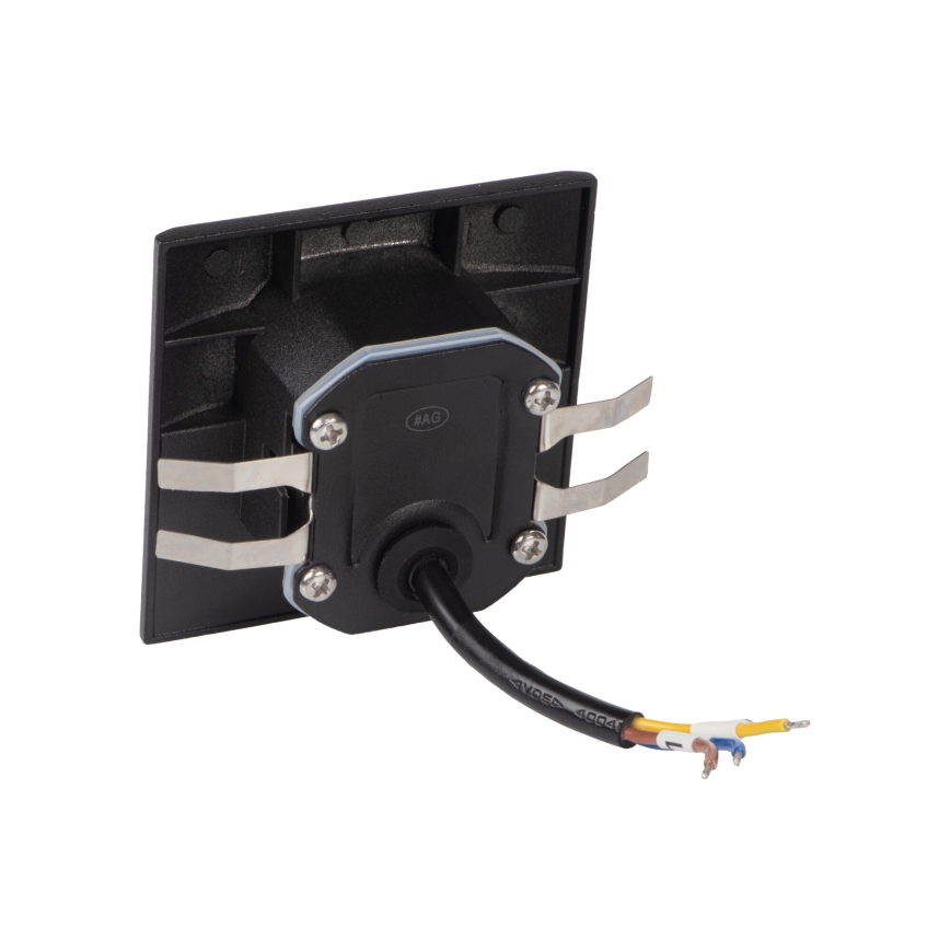 LED staircase light with motion and dusk sensor EXIN LED/2.5W/230V 3000K IP65 black square