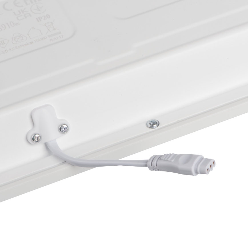 BLINGO AIO 38W LED Recessed Ceiling Panel, 230V, Selectable 3000/4000/6500K, 120 x 30 cm, CRI 90