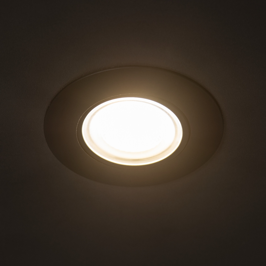 FIZU LED Recessed Ceiling Light 4W/230V 3000/4000/6500K Black