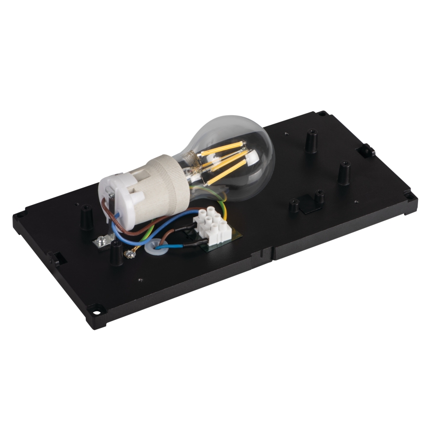 LERTO Outdoor Wall Light 1xE27/15W/230V IP54 Black