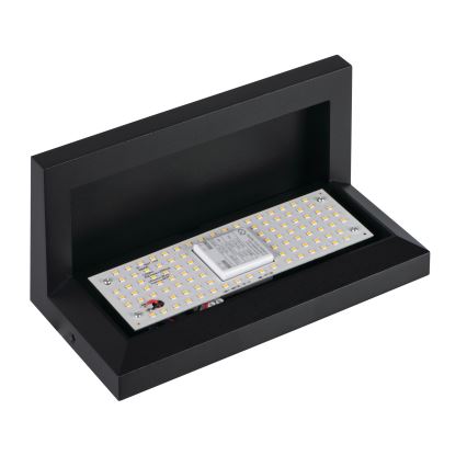 LED Outdoor Wall Light LERTO LED/12W/230V IP54 Black