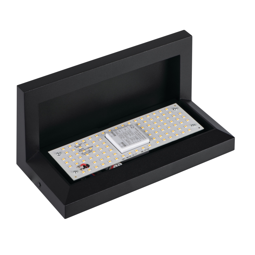 LED Outdoor Wall Light LERTO LED/12W/230V IP54 Black