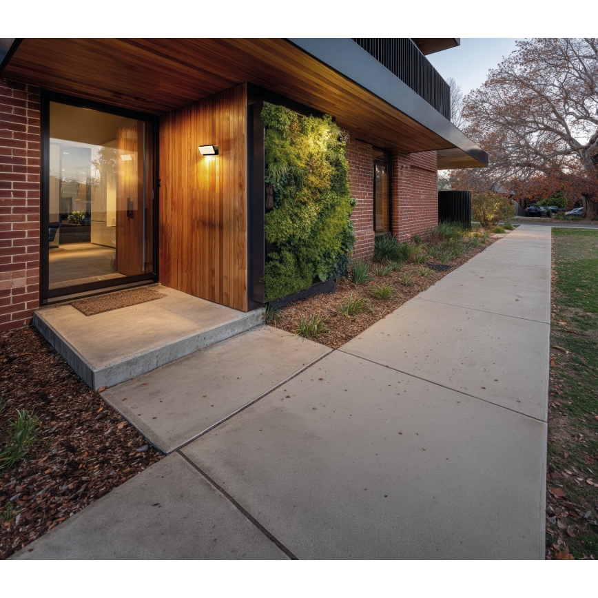 XERTO LED Outdoor Wall Light 20W/230V 3000/4000/6500K IP65 Black