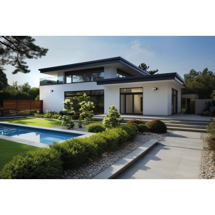 XERTO LED Outdoor Wall Light 20W/230V 3000/4000/6500K IP65 Black