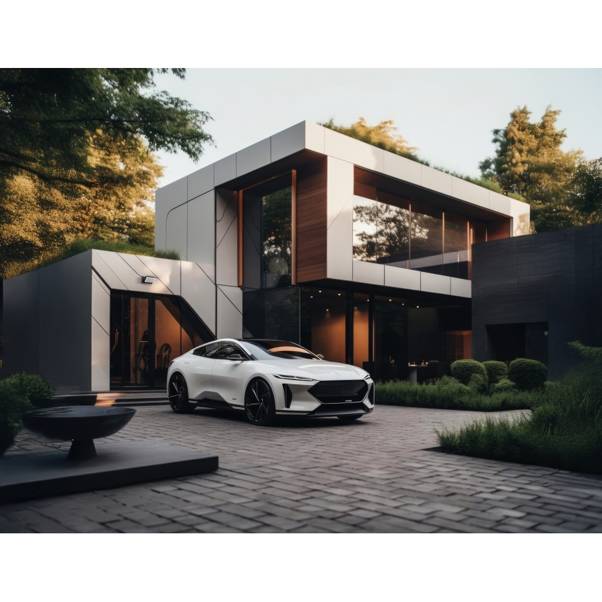 XERTO LED Outdoor Wall Light 20W/230V 3000/4000/6500K IP65 Black