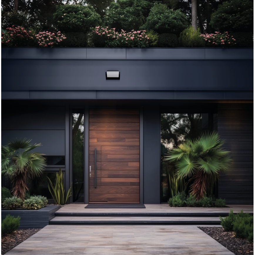 XERTO LED Outdoor Wall Light 20W/230V 3000/4000/6500K IP65 Black