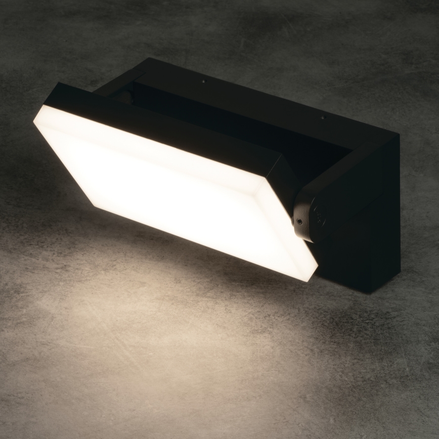 XERTO LED Outdoor Wall Light 20W/230V 3000/4000/6500K IP65 Black