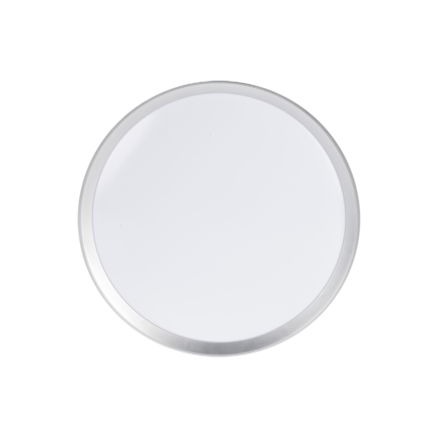 Dimmable LED ceiling light LIXAN LED/47W/230V 3000–6500K Ø 38.6 cm white/silver + remote control
