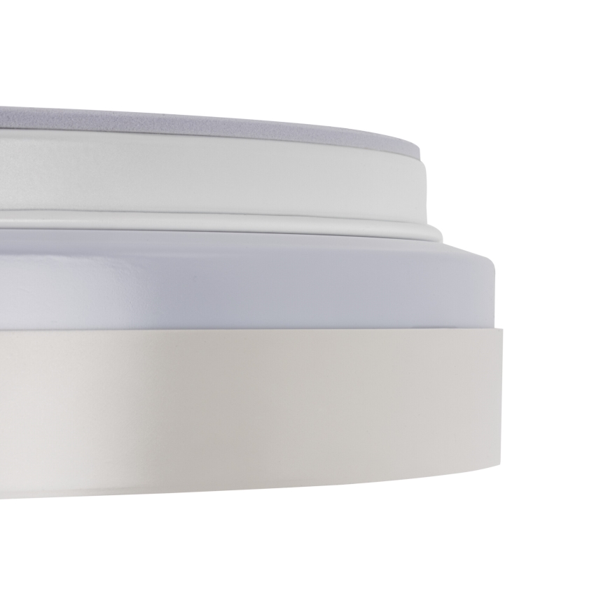Dimmable LED ceiling light LIXAN LED/47W/230V 3000–6500K Ø 38.6 cm white/silver + remote control