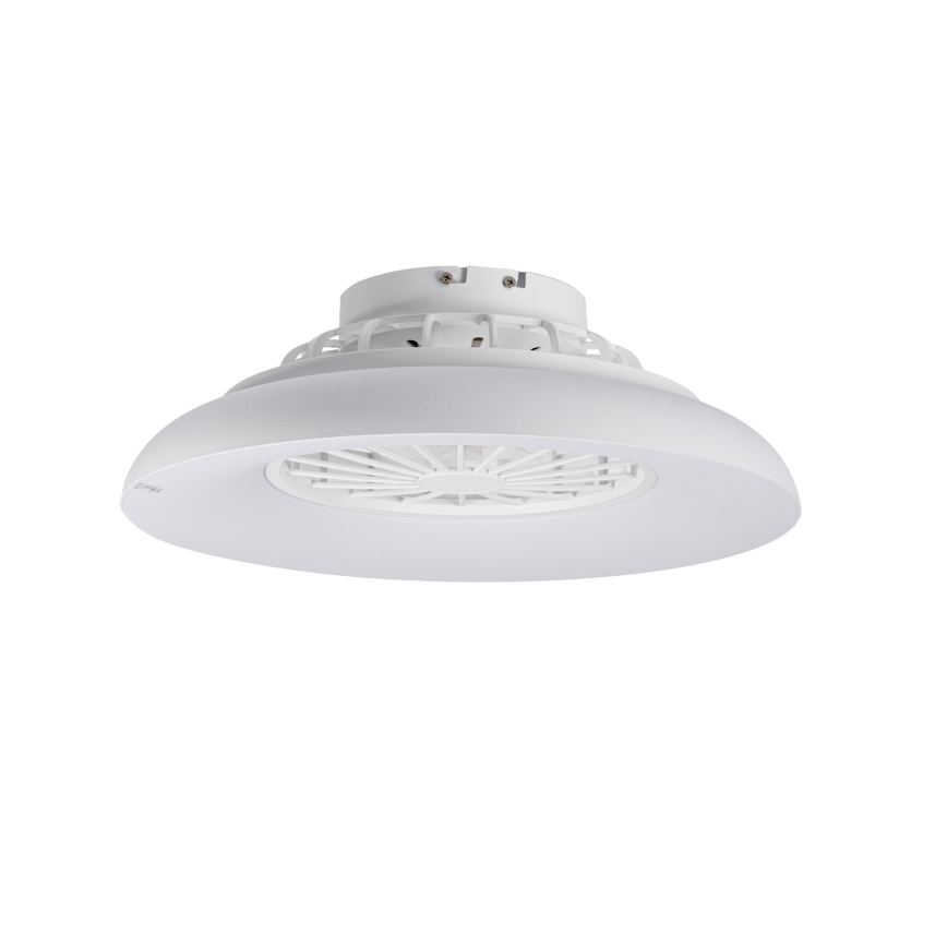 LED RGBW Dimmable Ceiling Light with Fan PLAVE PAN LED/24W/230V 3000-6500K Ø 48,5 cm White + Remote Control