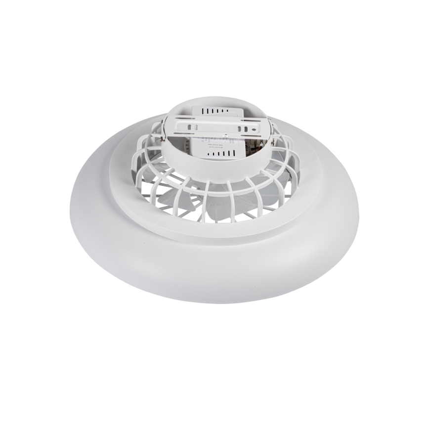 LED RGBW Dimmable Ceiling Light with Fan PLAVE PAN LED/24W/230V 3000-6500K Ø 48,5 cm White + Remote Control