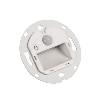 LED staircase luminaire with motion and dusk sensor MAGNIK LED/1,7W/230V 2700/3300/3900/4600/5700K black square