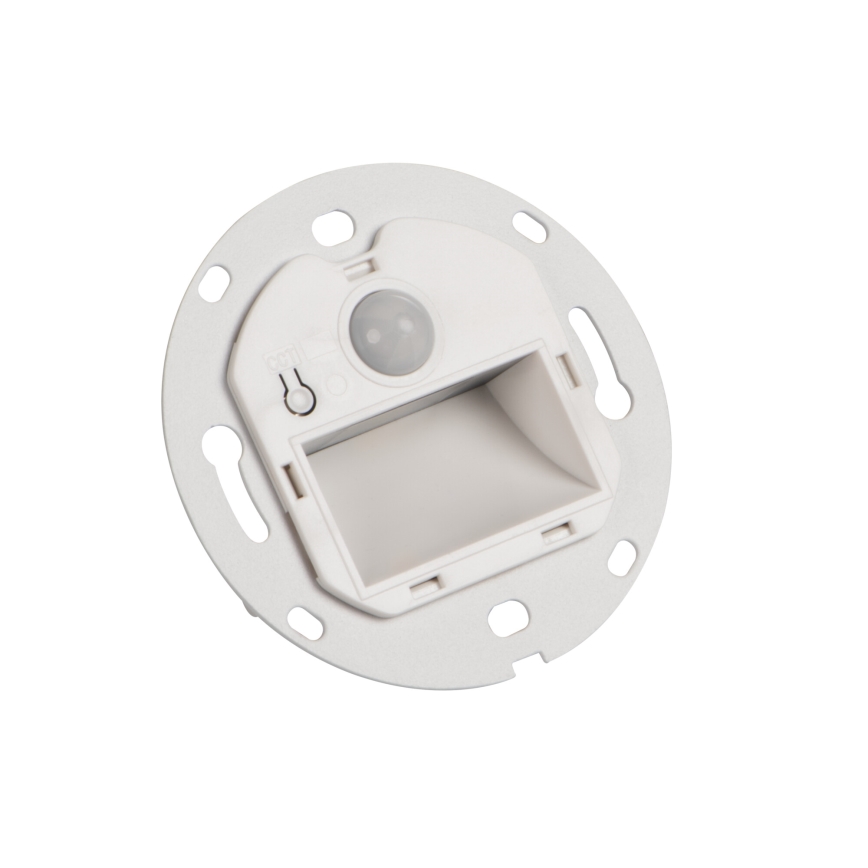 LED staircase luminaire with motion and dusk sensor MAGNIK LED/1,7W/230V 2700/3300/3900/4600/5700K black square