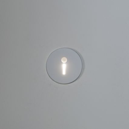LED staircase light with motion and dusk sensor MAGNIK LED/1,7W/230V 2700/3300/3900/4600/5700K white round