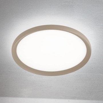 KANT LED Ceiling Light, 30W, 230V, selectable color temperature 2700/3000/4000 K, diameter 40 cm, beige