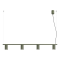 KARBON Cable Pendant 4xGU10/10W/230V Green