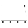 KARBON Cable Pendant Light 4xGU10/10W/230V, Black