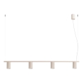 KARBON Cable Pendant Light 4xGU10/10W/230V, Cream