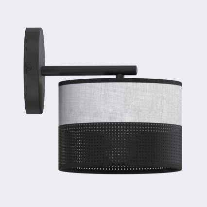 KARBON Wall Light 1x E27/15W/230V Black/Gray