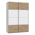 KARO Wardrobe 150x210 cm White/Artisan Oak