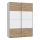 KARO Wardrobe 150x210 cm White/Artisan Oak