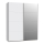 KARO Wardrobe with Mirror 170x210 cm, White