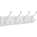 KATE wall-mounted coat rack, 40 x 11 x 7 cm, white