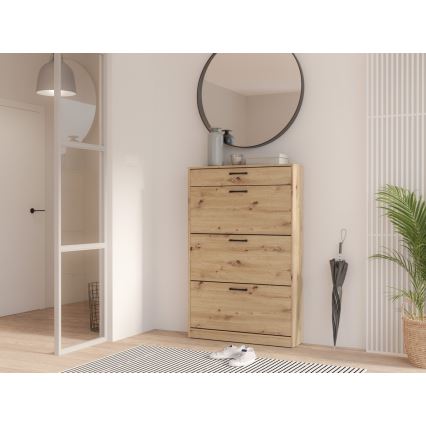 KAVI Shoe Cabinet, Artisan Oak