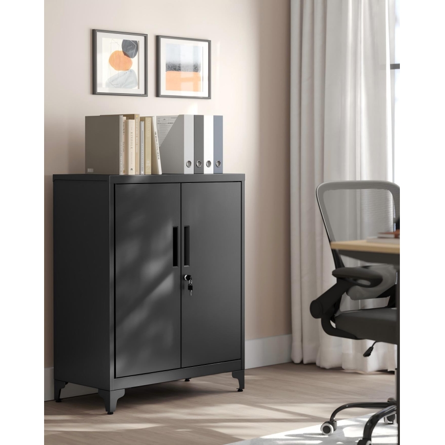 KAZE Office Cabinet 80 x 40 cm, Black