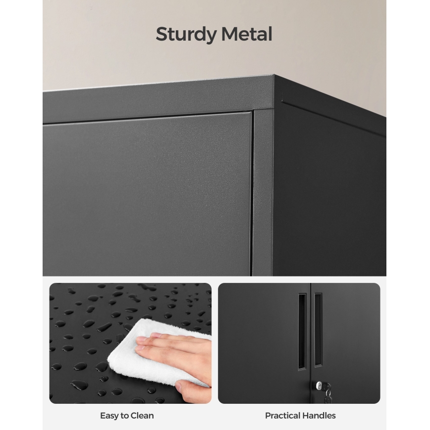 KAZE Office Cabinet 80 x 40 cm, Black
