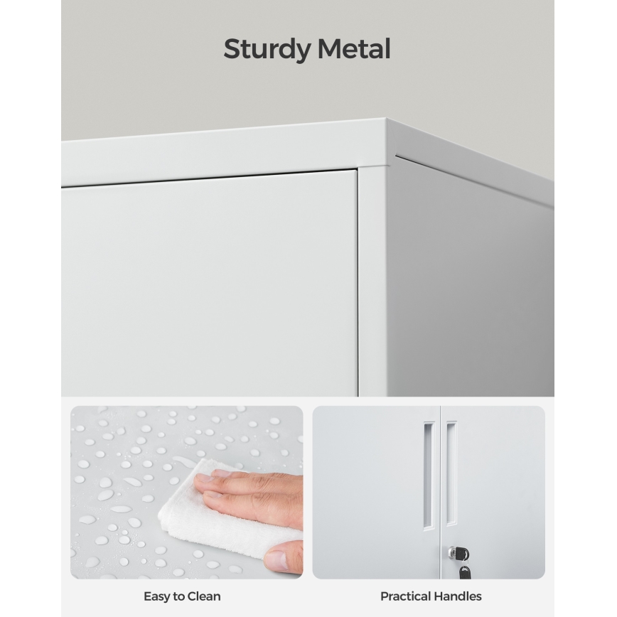 KAZE Office Cabinet 80 x 40 cm, White