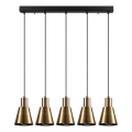 KEM Pendant Light 5xE27/40W/230V Gold