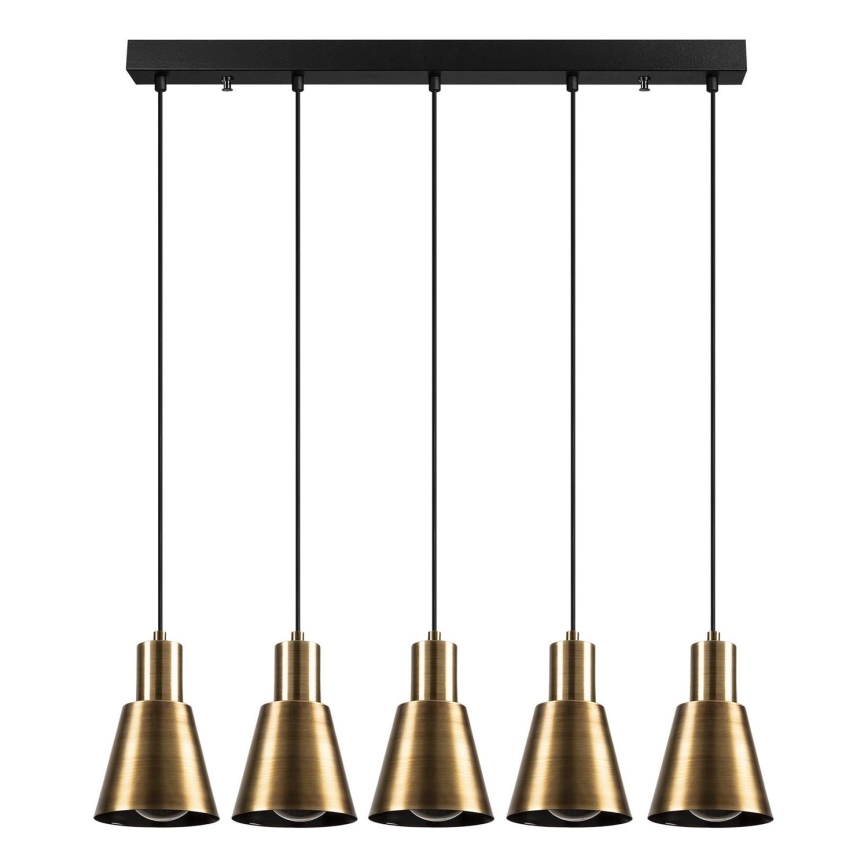 KEM Pendant Light 5xE27/40W/230V Gold
