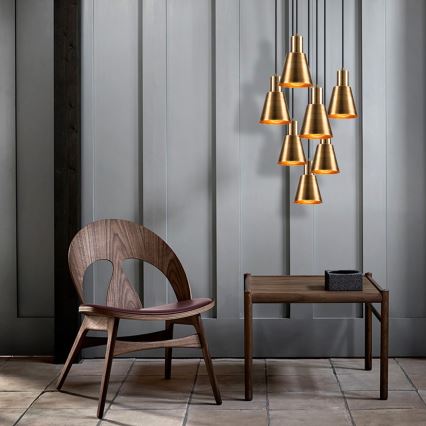 KEM Pendant Light 7xE27/40W/230V Gold