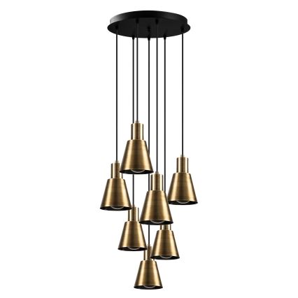 KEM Pendant Light 7xE27/40W/230V Gold