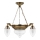 Kemar AW30/P - Chandelier AZERO 3xE27/60W/230V + 1xE27/100W/230V