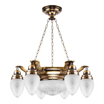 Kemar AW50/P - Chandelier AZERO 6xE27/60W + 1xE27/100W