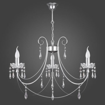 Kemar KN/3/CR - Chandelier CRISTAL 3xE14/60W/230V