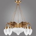 Kemar OW50 - Chandelier OURO EAGLE 5xE27/60W + 1xE27/100W/230V