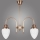 Kemar RI/2/M - Chandelier on a pole RINAMA 2xE27/60W/230V brass
